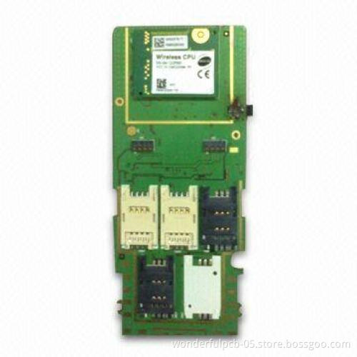 Multilayer PCB with 0.21 to 7.0mm Board Finished Thickness and Gold Plating